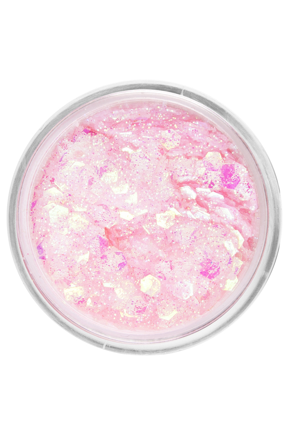 PXP pressed chunky glitter cream pink ice cream chameleon 10 ml