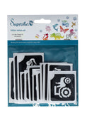 On the Road XL Glitter Tattoo Stencils (24 pcs) 98816