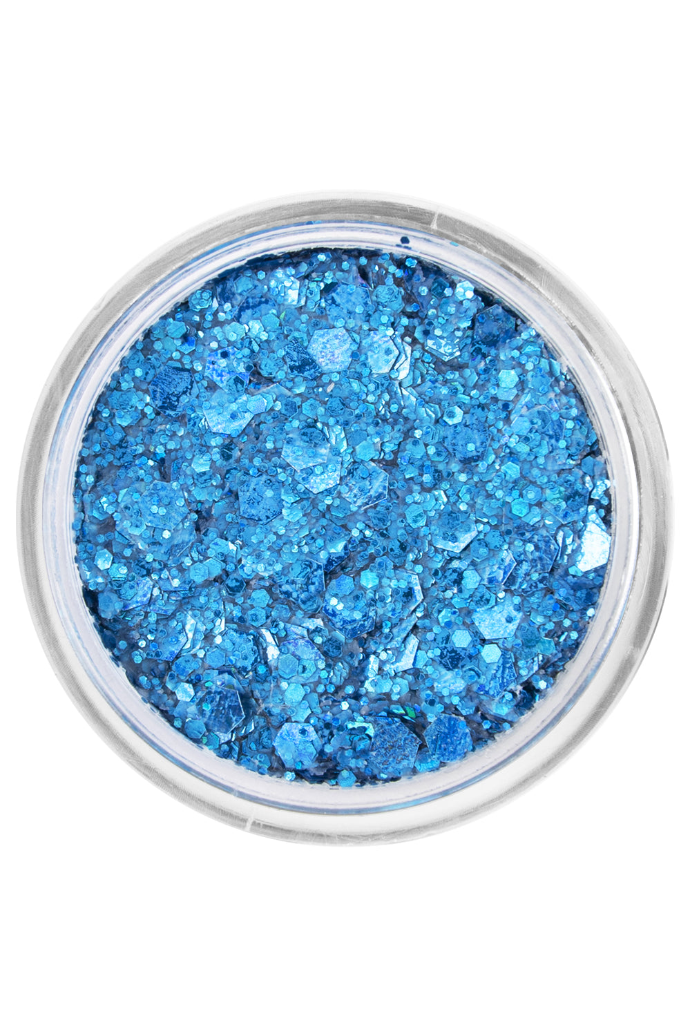 PXP pressed chunky glitter cream mystic blue 10 ml