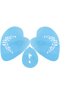 PXP Face paint stencil eyedesign swirls