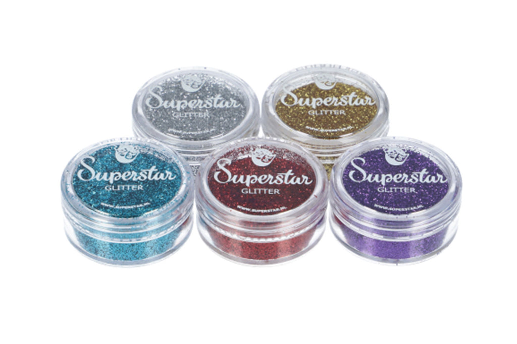 Basic glitterset for glitter tattoo 5 x 5 ml  (98801)