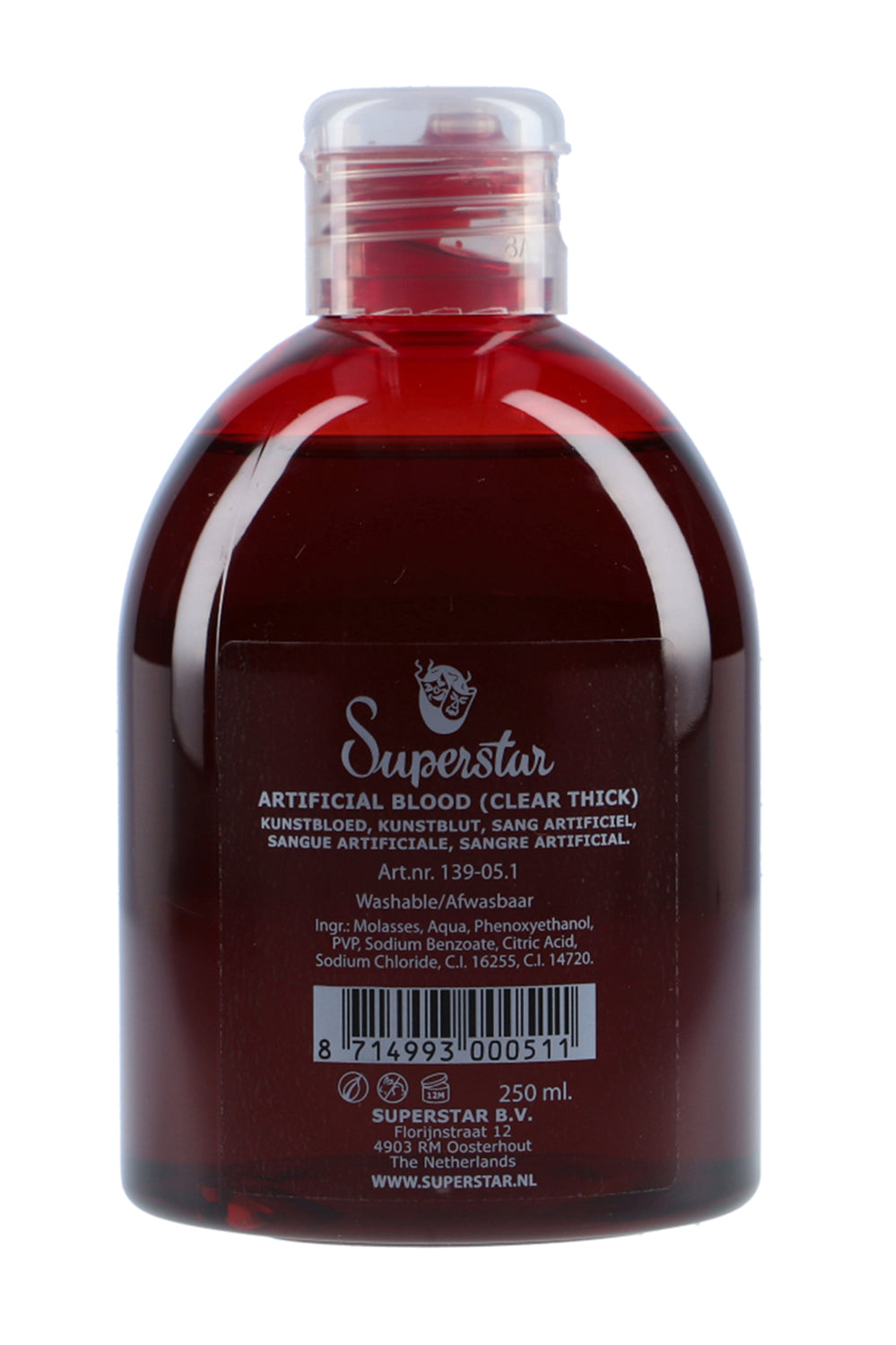 Nepbloed helder dik, 
stollend 250 ml 
139-05.1