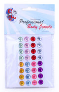 PXP Professional Colours Decoratiestickers 32 rondje 10 mm ass kleuren op kaart