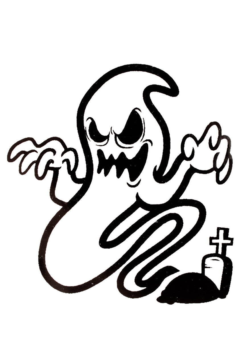 QuickTattoo glitter sjabloon spookje
