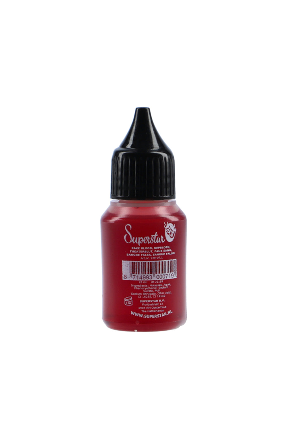 Nepbloed, helrood dik stollend 
20 ml 
139-07.1