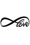 QuickTattoo glitter sjablonen Love