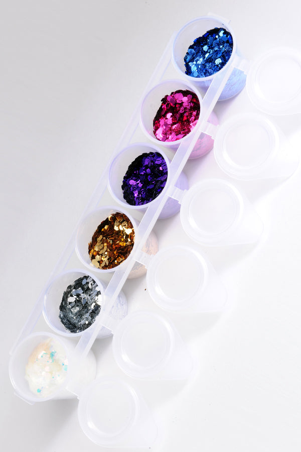 Glamour Chunky Glitter Mix 6-pack 130 ml 98963