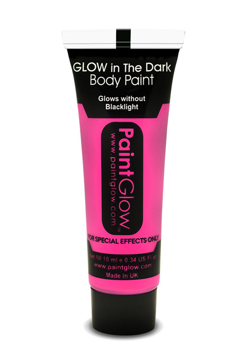Face & body paint 10 ml glow in the dark pink