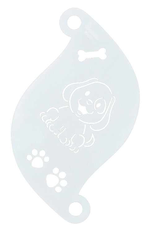 Face Paint Stencil CUTE DOG 77051