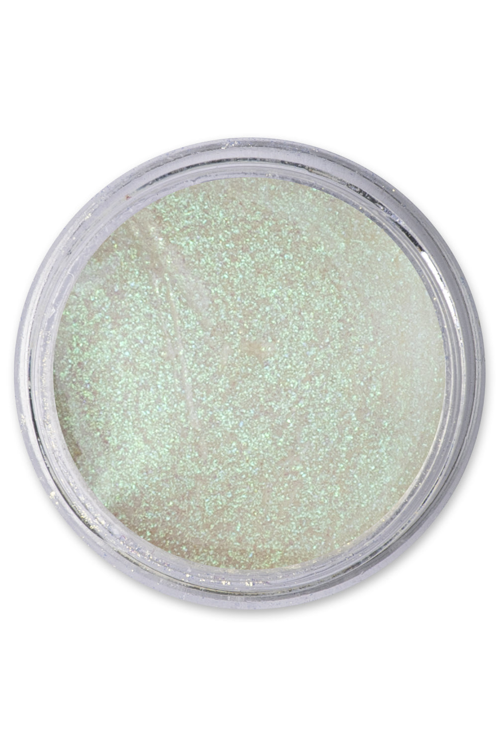 PXP pressed chrome transparent green eyeshadow cream