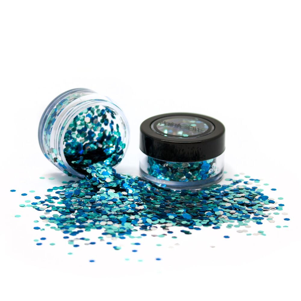 Biologische chunky glitters 3gr.Ice queen