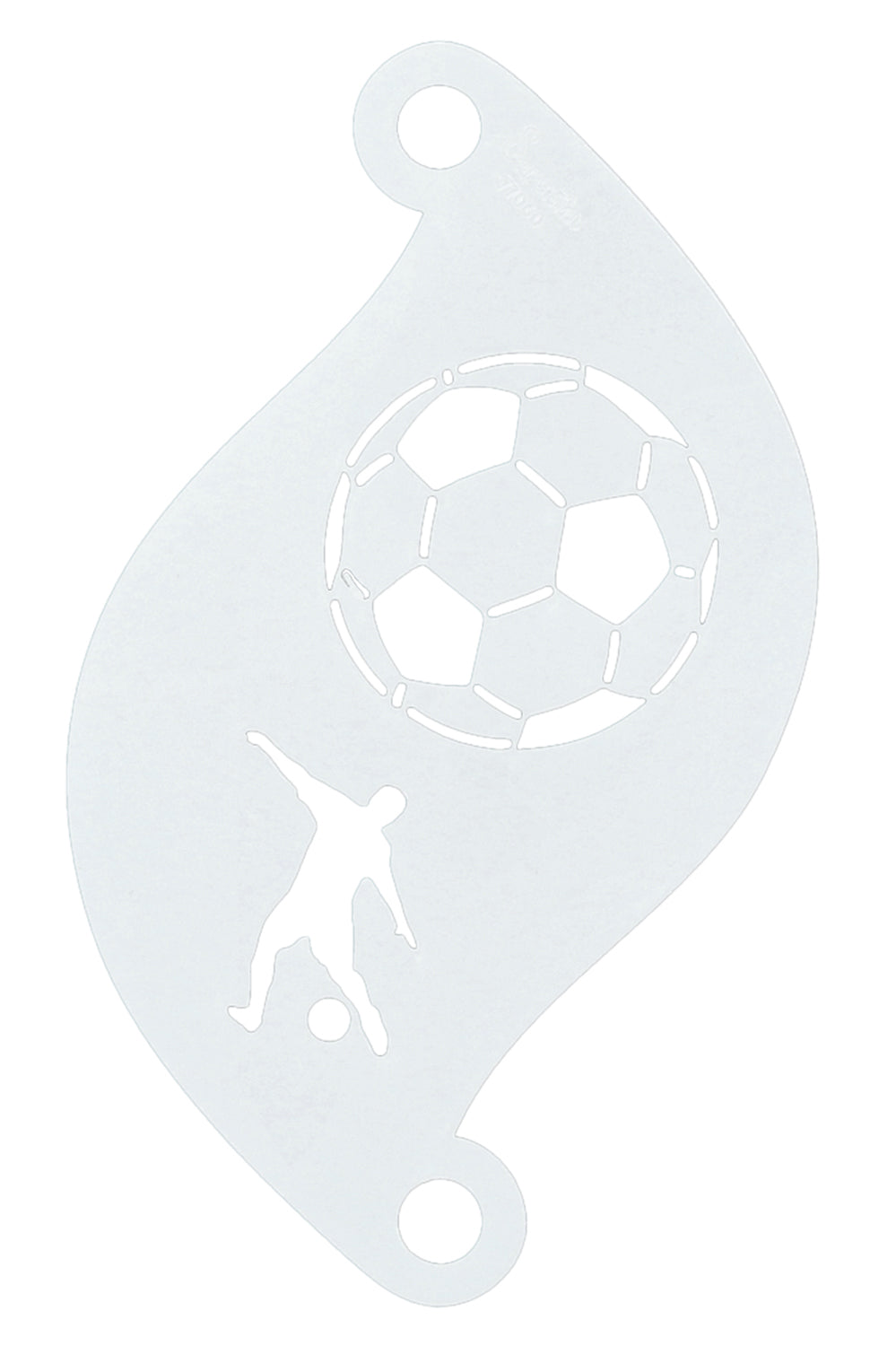 Face Paint Stencil SOCCER 77060