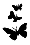 QuickTattoo glitter sjabloon vlinders