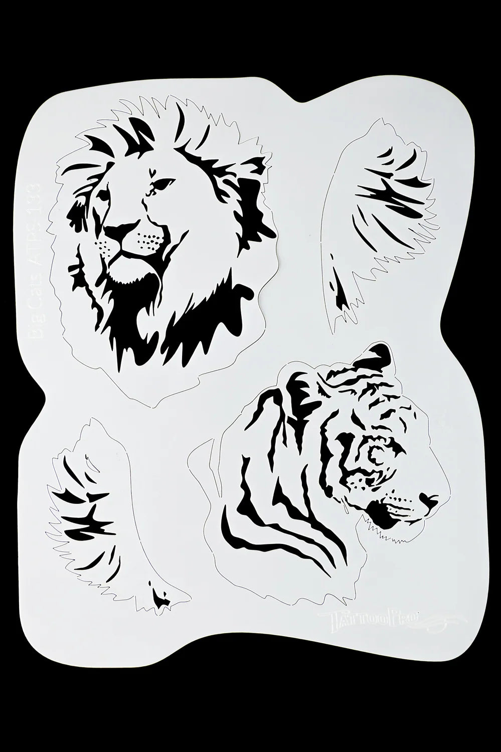 TattooPro Big Cats Airbrush stencil