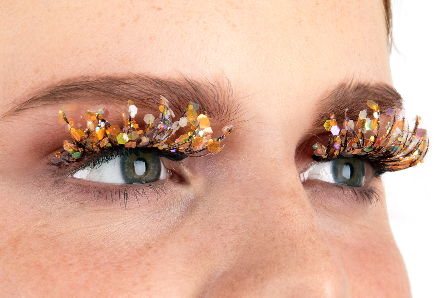 PXP Tournesol Luminous glitter wimpers Calypso stijl