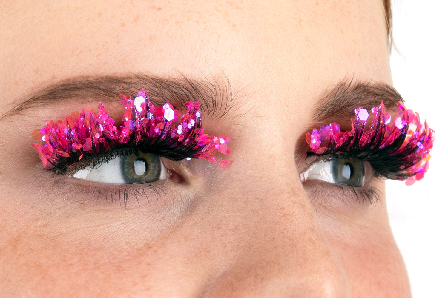PXP Blossom fluoriserend glitter wimpers Calypso stijl