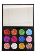 PXP Palette L'été pressed chunky glitter cream 12 kleuren 1.5 gram