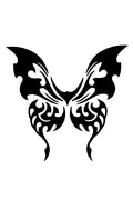 QuickTattoo glitter sjabloon vlinder 2