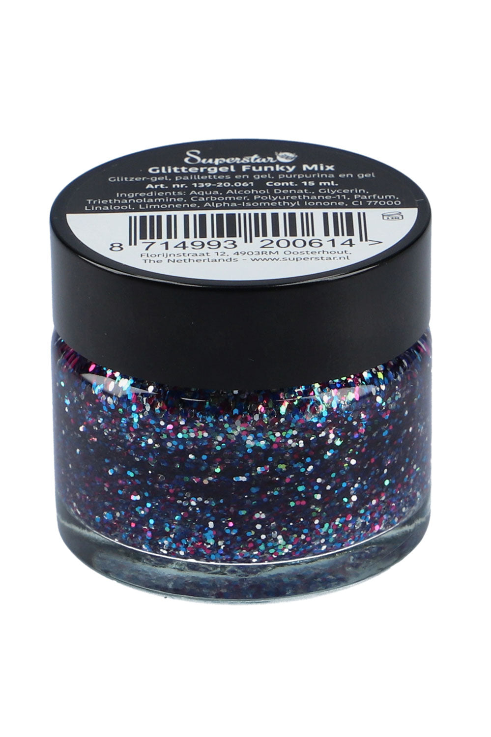 Gel superstar glitter Funky 15 ml
139-20.061