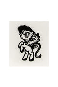 Quick Tattoo Glittersjabloon Pony + vleugel
