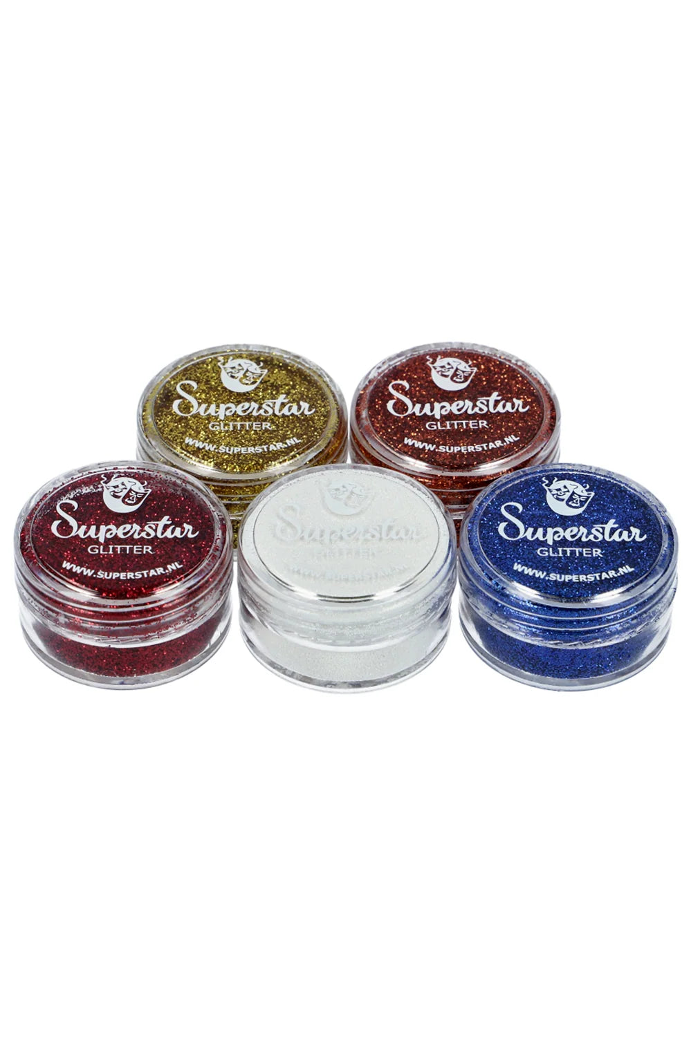 Celebration Glitter Set for Glitter Tattoo 5 x 5ml 98843