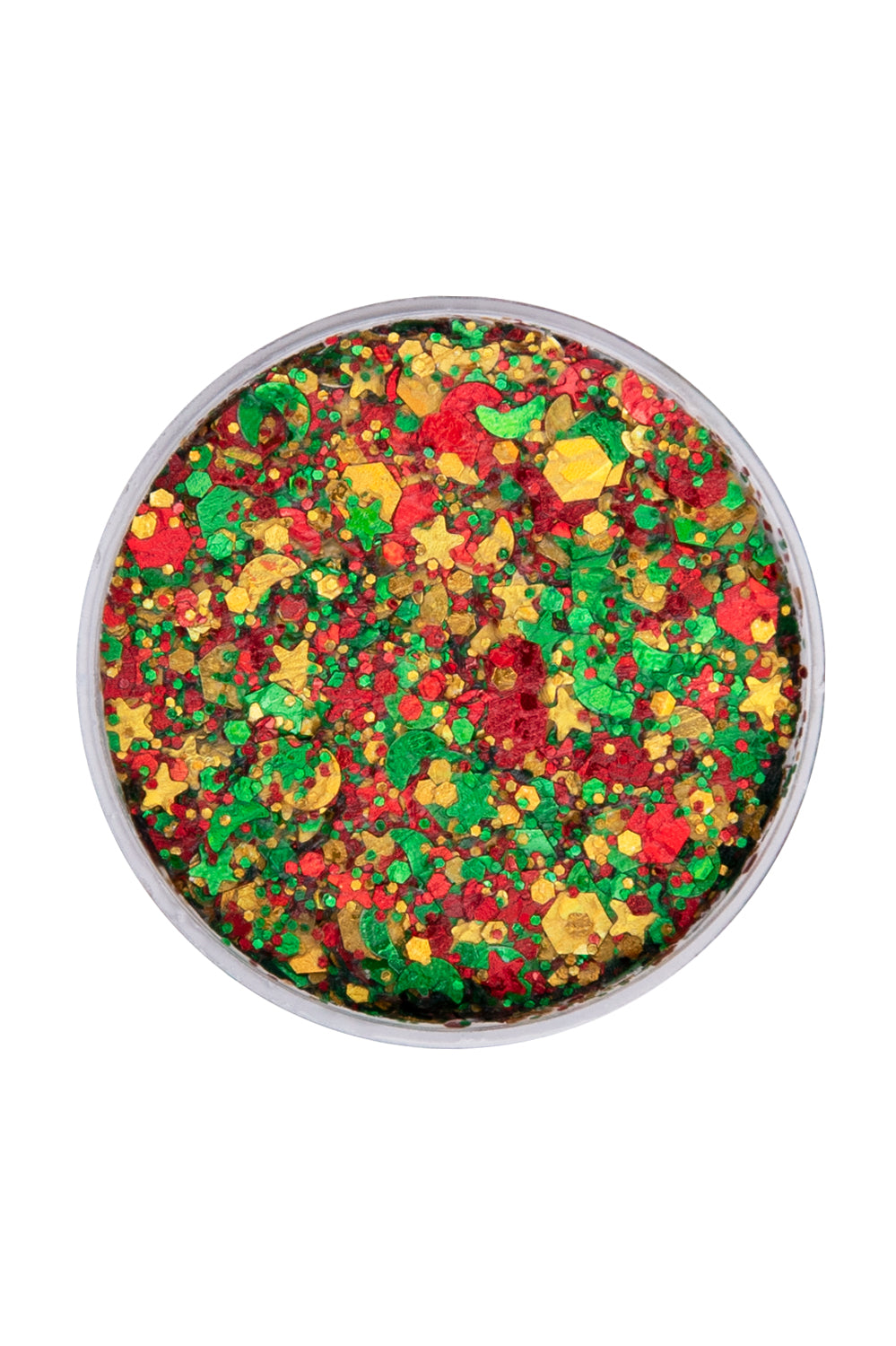 PXP pressed chunky glitter cream big red-yellow-green 40 ml