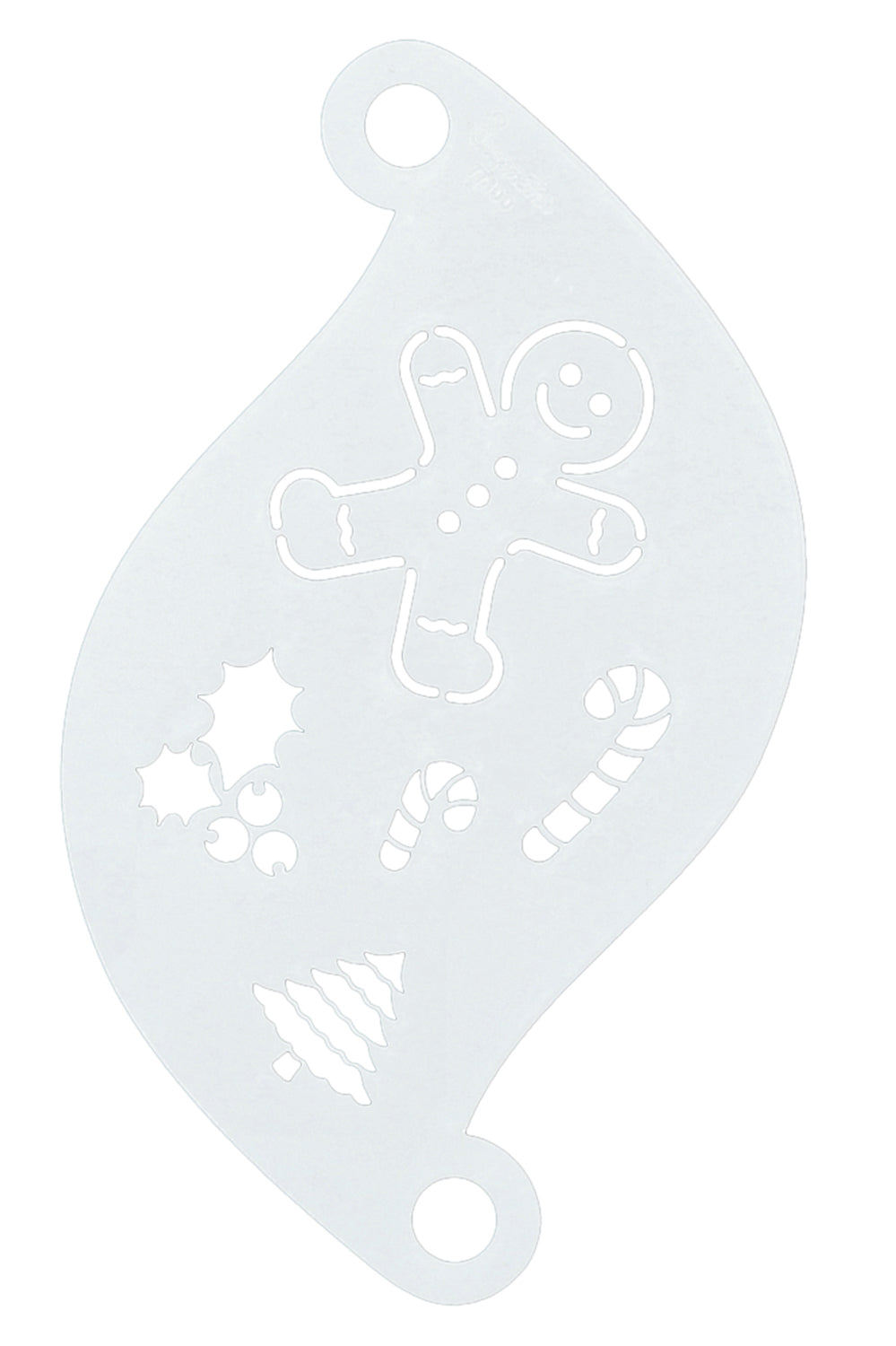 Face Paint Stencil WINTER CANDY 77100