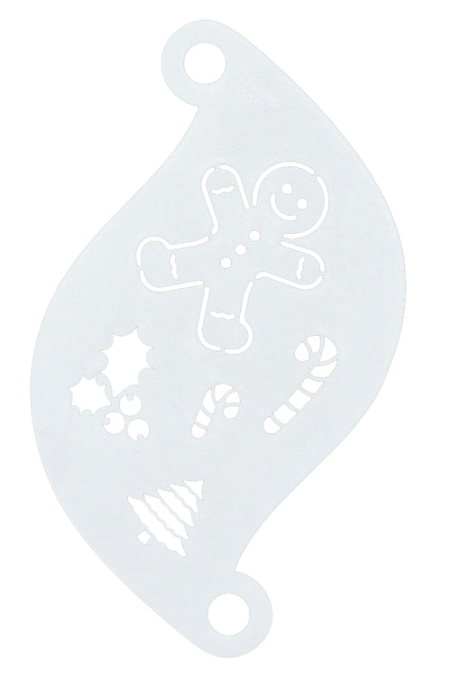 Face Paint Stencil WINTER CANDY 77100