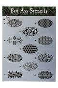 Bad Ass HALF ASS stencil DESIGN