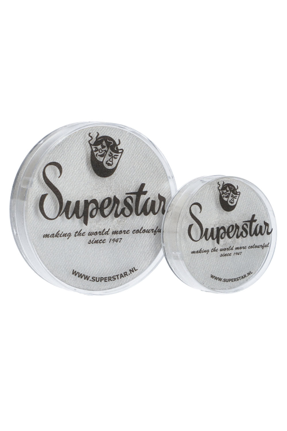 Superstar Silverwhite 
with glitter (shimmer): 
16 gram 
139-84.065