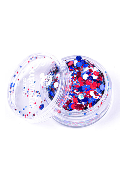 Chunky mix rood wit blauw 98757