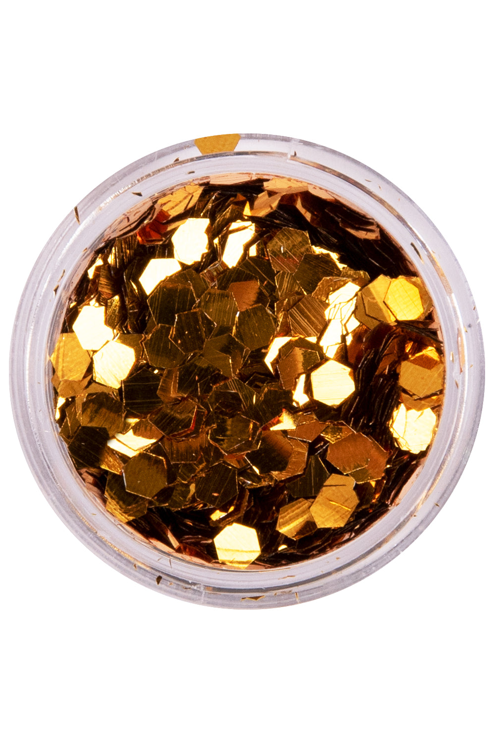 PXP biodegradable chunky glitters 2.5 gr. deep gold