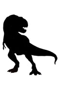 QuickTattoo glitter sjabloon dino