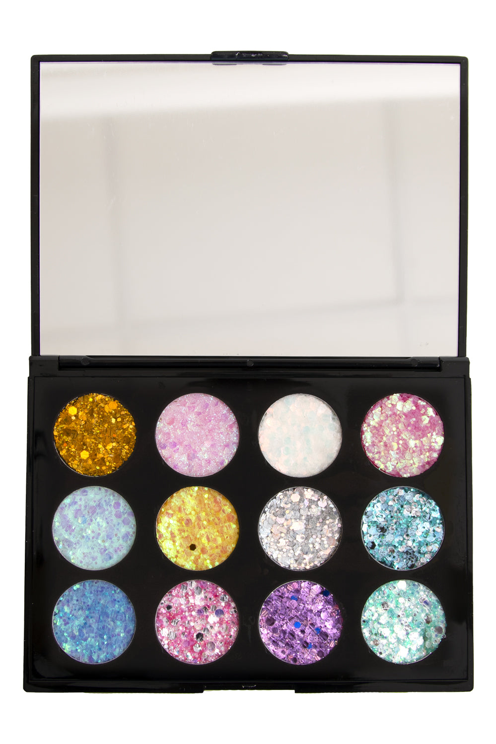 PXP palette L'Hiver pressed chunky glitter cream 12 kleuren 1.5 gram