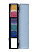 PXP palet pearl colours 5 x 3 and 1 x 6 gram with a brush size 2