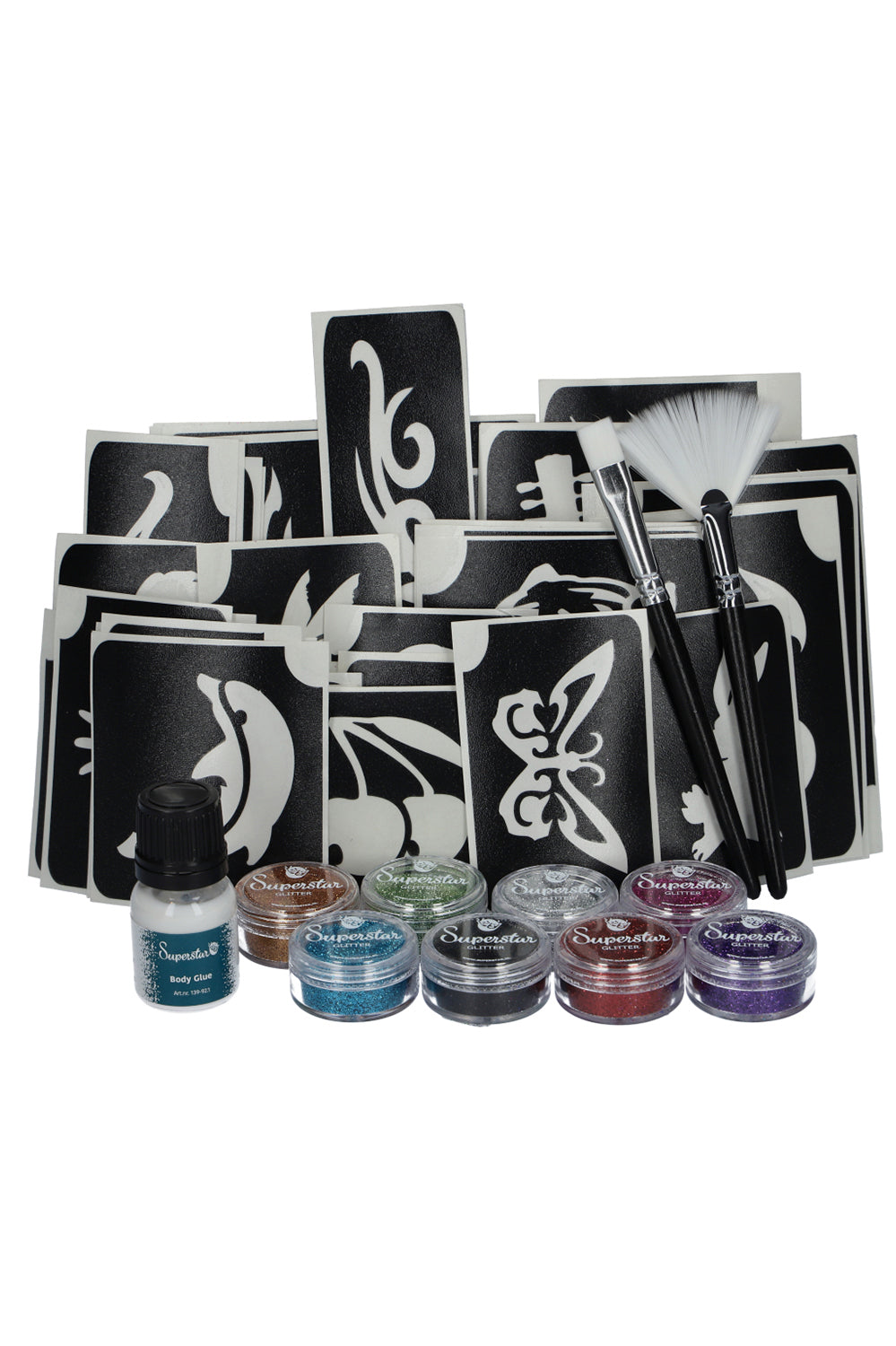 Big Party professionele set voor glittertattoos 98790