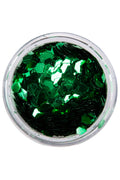 PXP biodegradable chunky glitters 2.5 gr. forest green