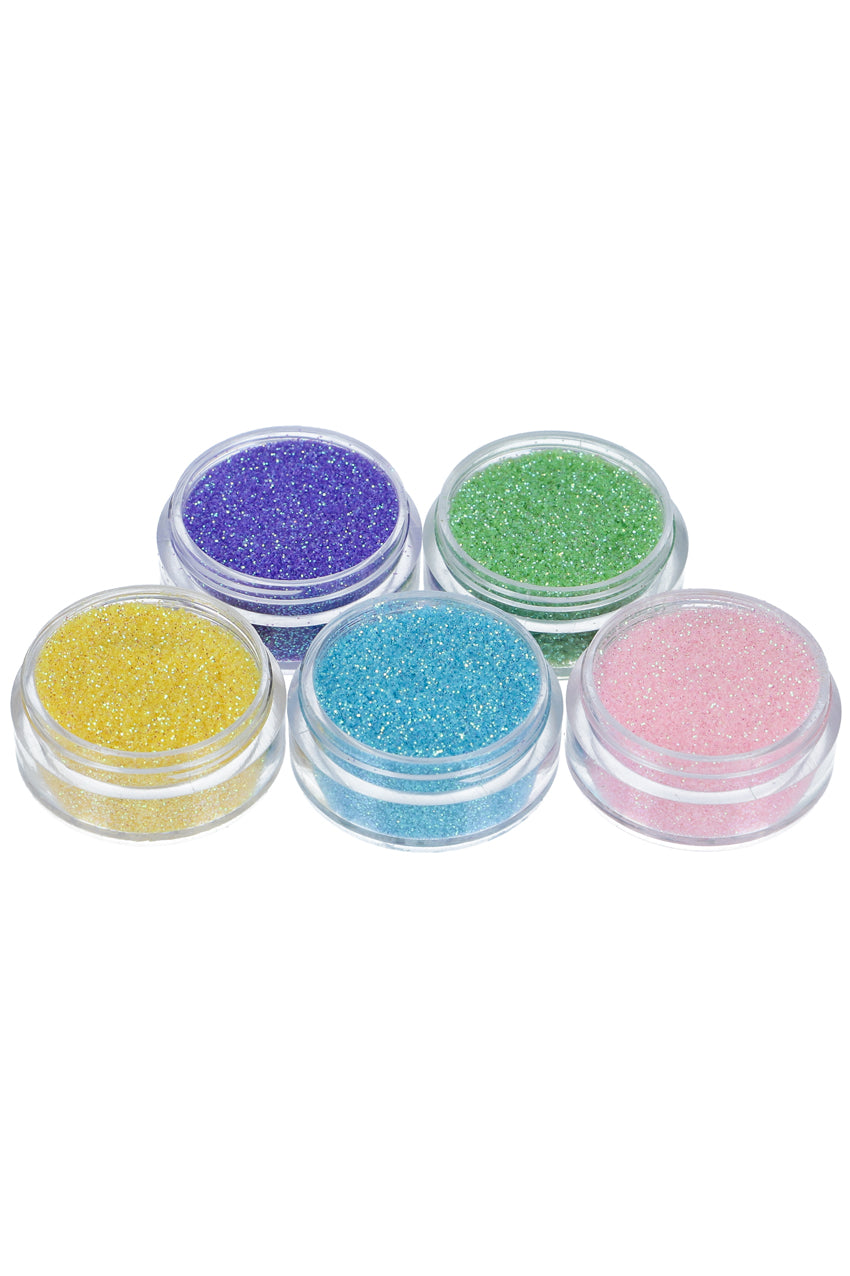 Unicorn glitterset for glitter tattoo 5 x 5 ml  (98804)