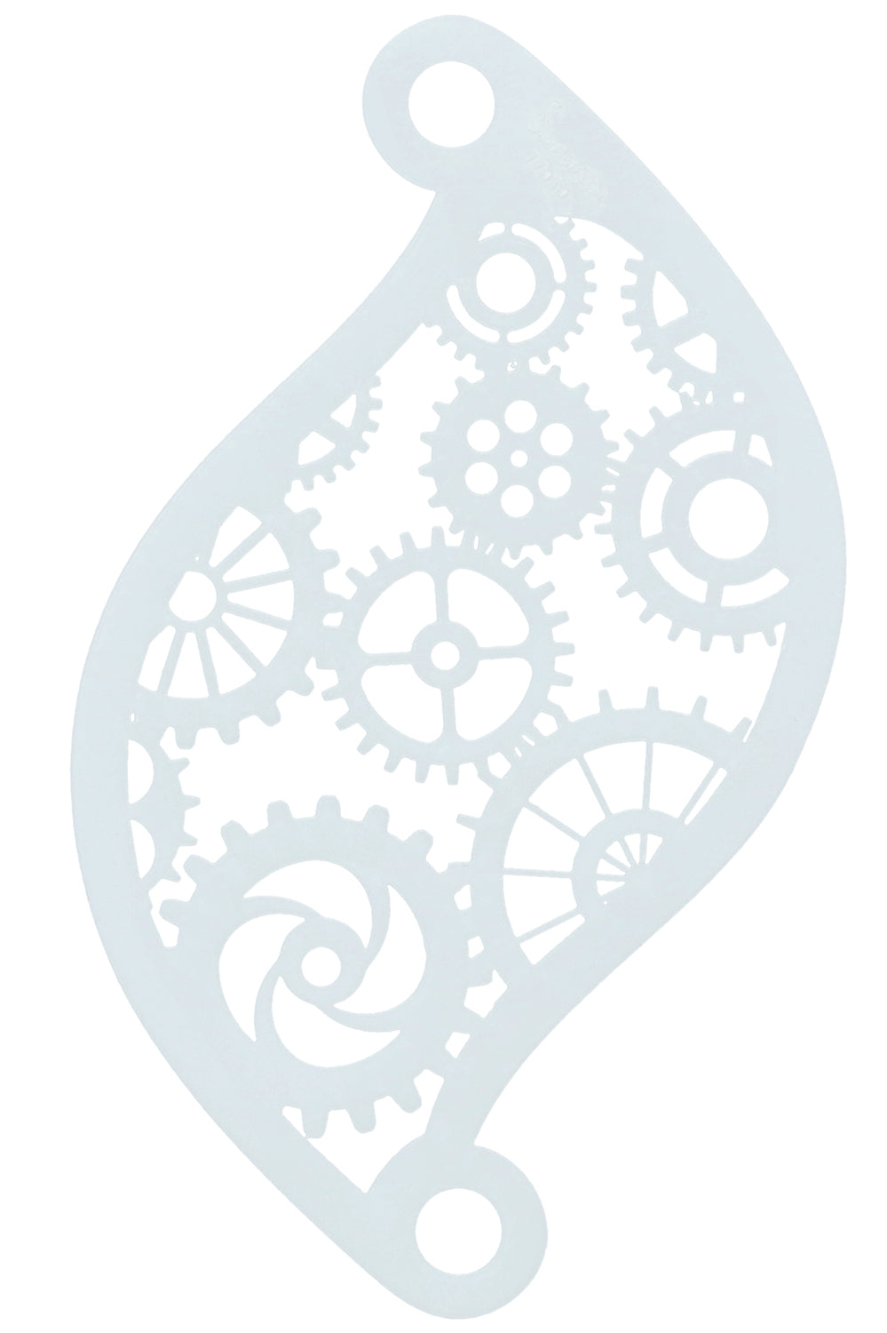 Face paint stencil Superstar Steam punk 77010