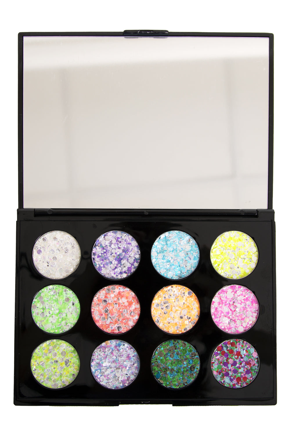 PXP Palette Le Printemps pressed chunky glitter cream 12 kleuren 1.5 gram