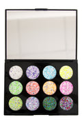 PXP Palette Le Printemps pressed chunky glitter cream 12 kleuren 1.5 gram