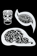 TattooPro Island Tribal airbrush stencil