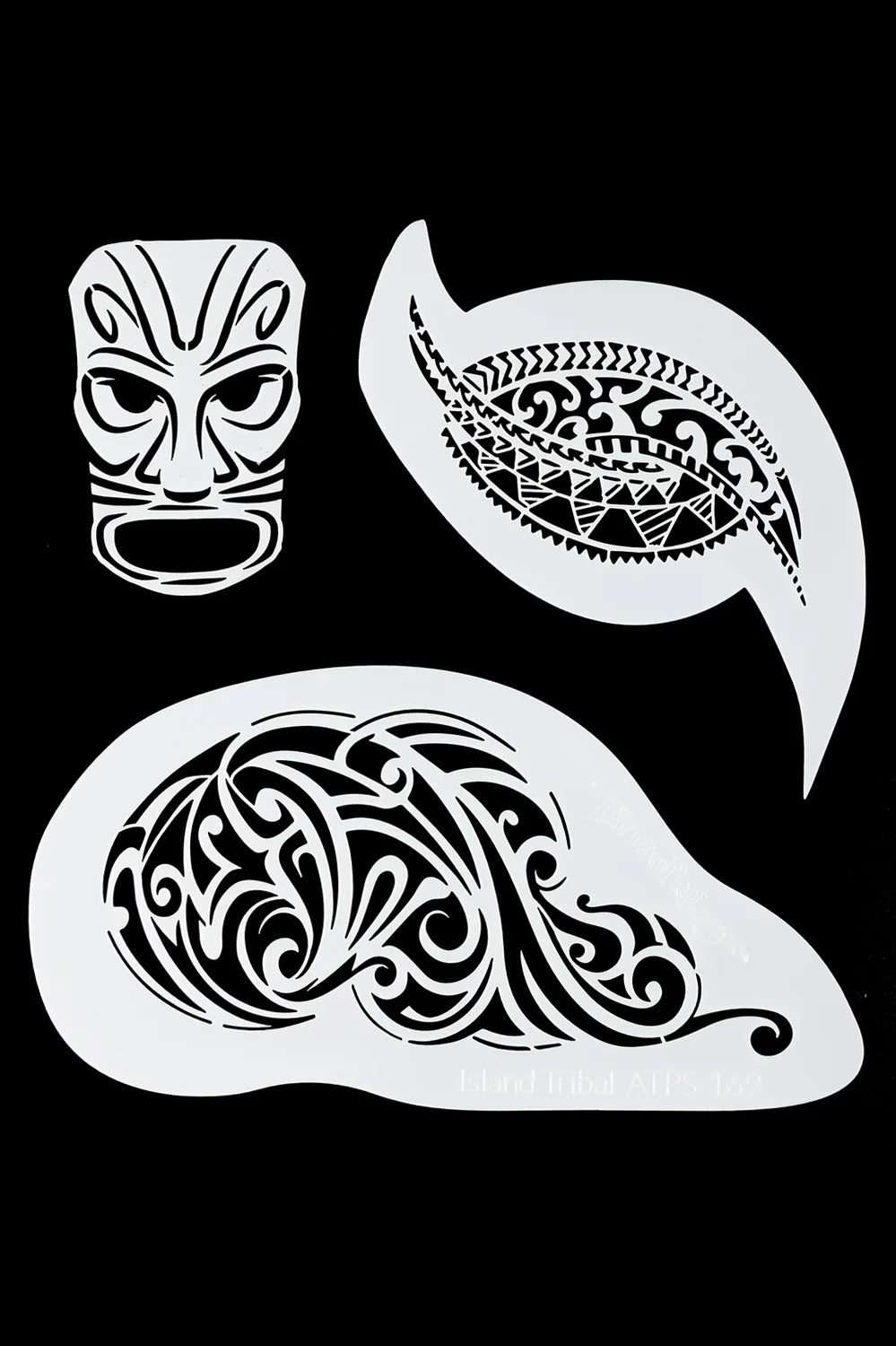 TattooPro Island Tribal airbrush stencil