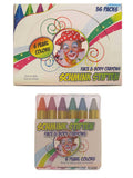 PXP Professional Colours schminkstiften push up 6 x 8 gram metallic colours in doos
