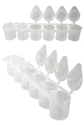 Six pack plastic potjes 97991