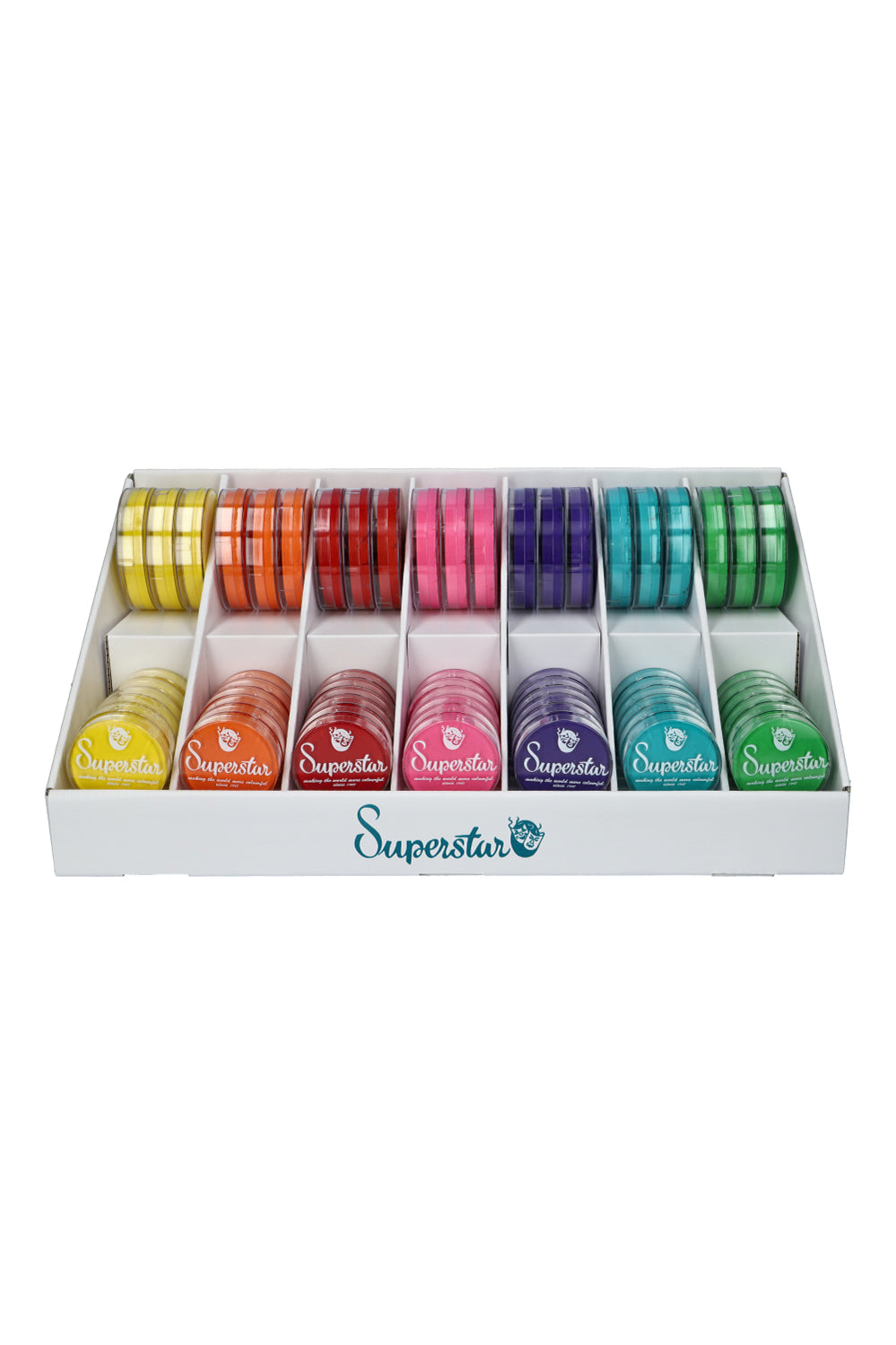 Superstar display karton voor potjes van 16 gram  
(14 compartments)
139-86.901