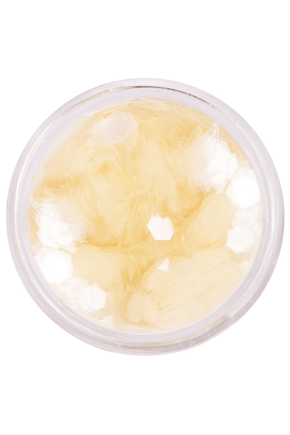PXP biodegradable chunky glitters 2.5 gr. pearl white