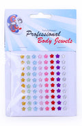 PXP Professional Colours Decoratiestickers 80 bloemetjes 6 mm ass kleuren op kaart
