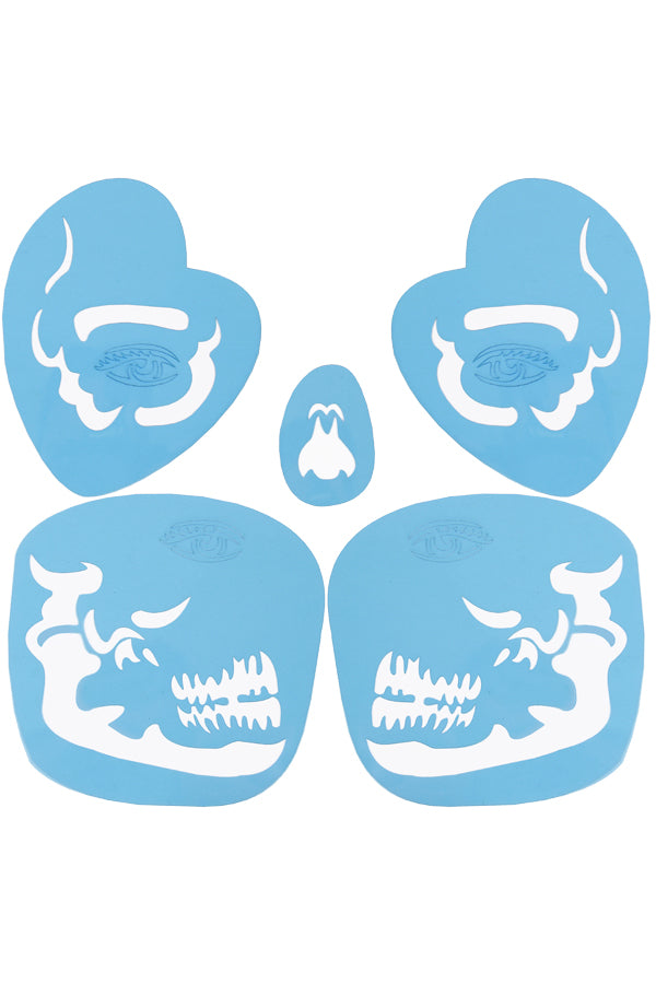 PXP face paint sjabloon Skull