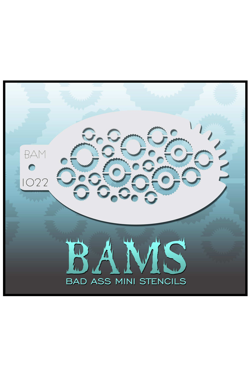 Bad Ass Mini Stencil 1022